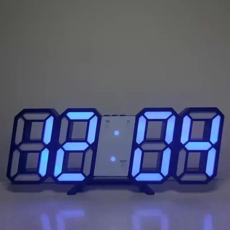 Relógio digital 3D LED - Cia Max