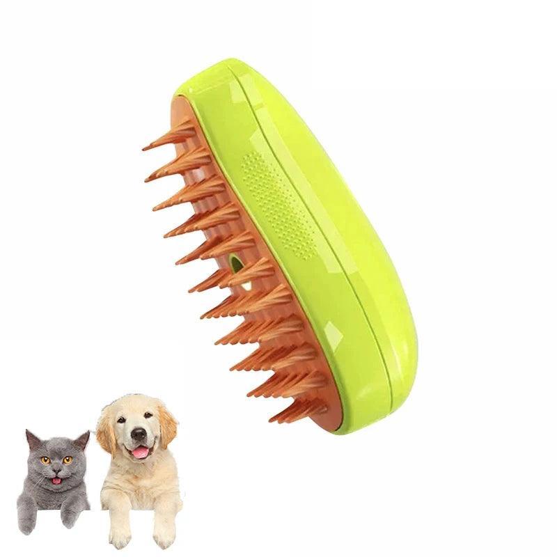 Escova a vapor para cães e gatos - Cia Max