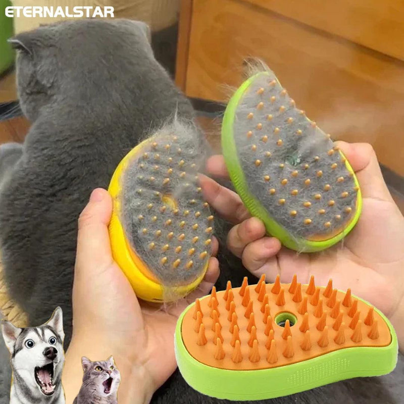 Escova a vapor para cães e gatos - Cia Max
