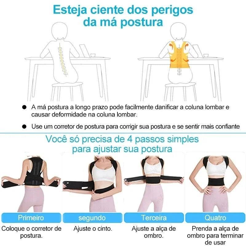 Corretor postural - Cia Max