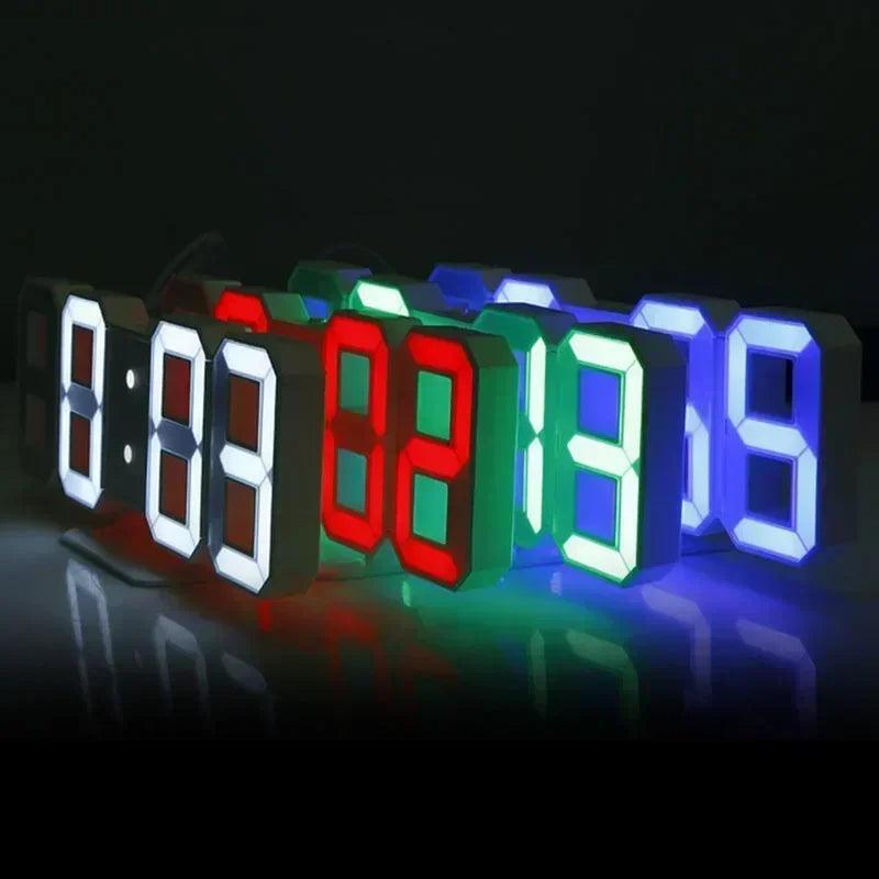 Relógio digital 3D LED - Cia Max
