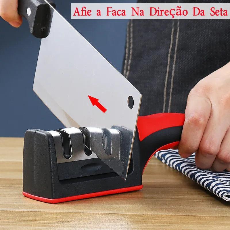 Afiador de facas profissional - Cia Max